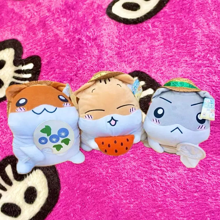 [BUNJANG] Hamster Club Big Size Summer Series Set of 3 Large Dolls / [빅사이즈]여름 3종 햄스터클럽 대형 인형