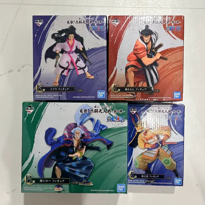 [BUNJANG] One Piece Akazaya Nine Figures Bundle (Opened) / 원피스 쿠지 아카자야 9남자 피규어 일괄