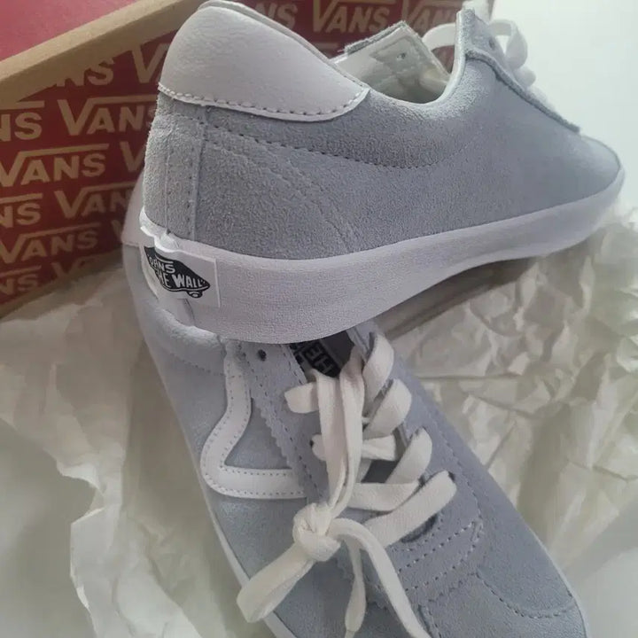 [BUNJANG] Vans Light Blue Sneakers / 반스 운동화 라이트 블루