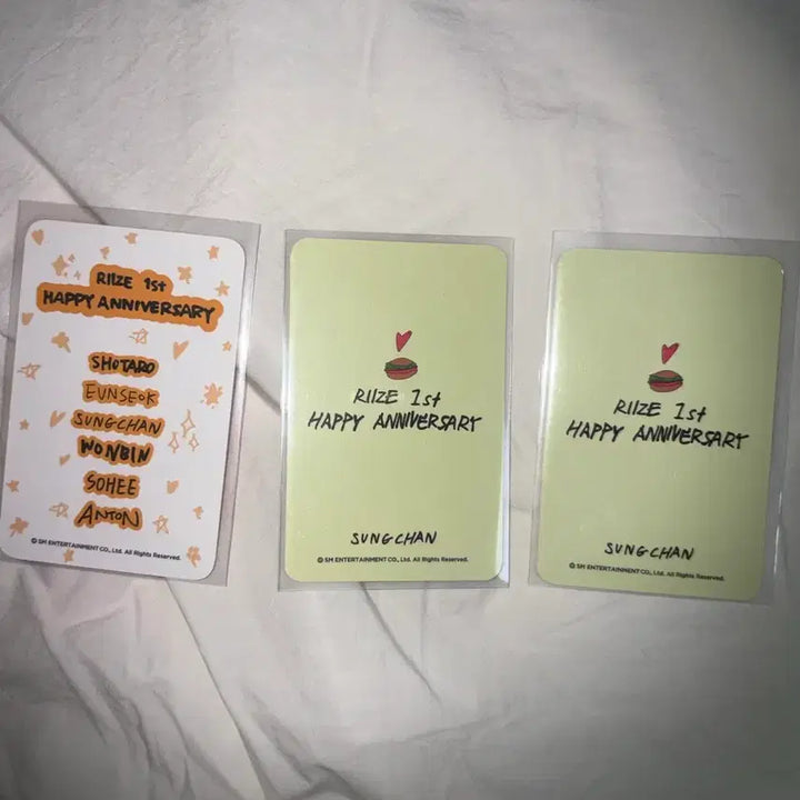 [BUNJANG] RIIZE Sungchan 1st Anniversary Photocard Set / 라이즈 성찬 일주년 포카세트