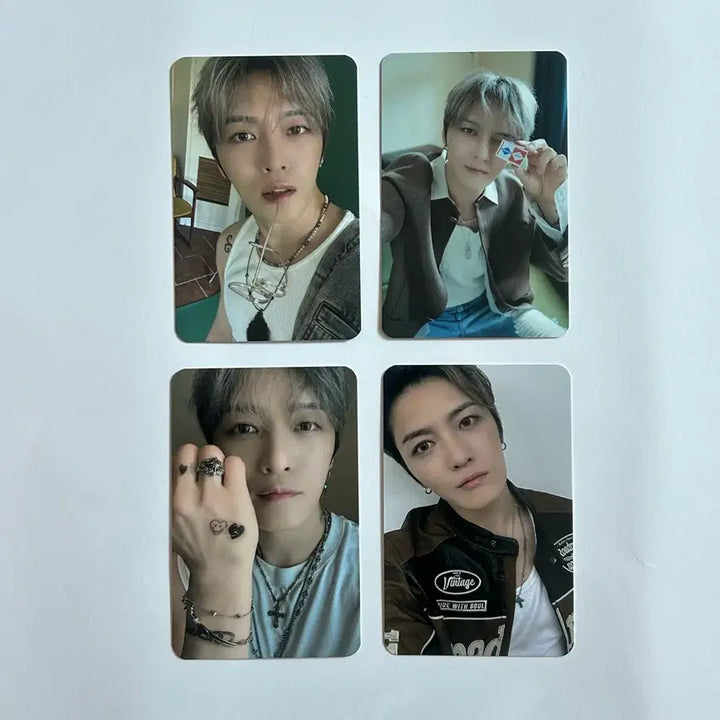 [BUNJANG] Kim Jaejoong Rhapsody Trinity Lucky Draw Photocard Set (4 types) / 김재중 랩소디 트리니티 특전회 포토카드 4종