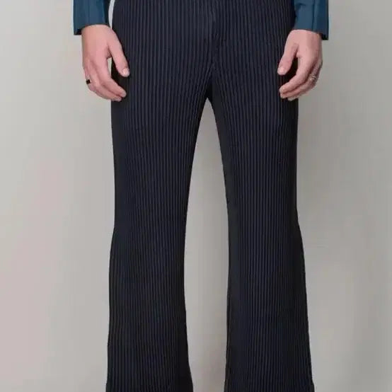 [BUNJANG] Homme Plissé ISSEY MIYAKE Flare Pants / 옴므플리세 플레어 팬츠 1,2 블랙