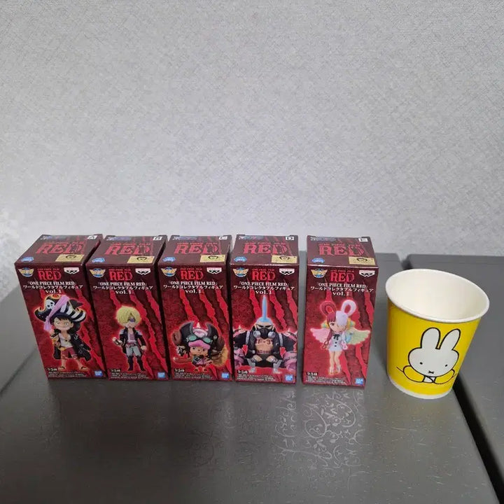 [BUNJANG] One Piece Film Red World Collectable Figure Vol. 1 Set / 원피스 필름 레드 월드 콜렉터블 피규어 vol.1
