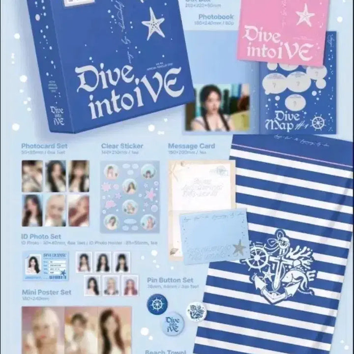 [BUNJANG] IVE DIVE 4th Gen Kit Full Set (Excluding Membership Card) / 아이브 다이브 4기 키트