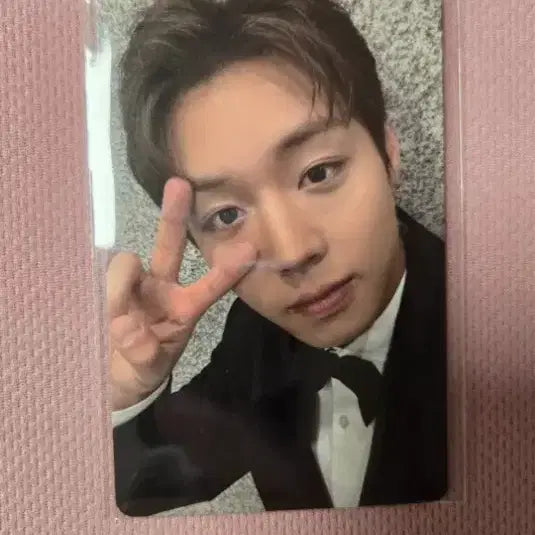 [BUNJANG] Park Ji Hoon Fancon Baeksang Entry Photocard Double-Sided / 박지훈 팬콘 백상 입장포카 양면