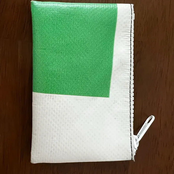 [BUNJANG] Freitag Blair Wallet Green/White with Vintage Coin Purse / 프라이탁 블레어 지갑 그린/화이트 + 덤으로 빈티지 동전지갑