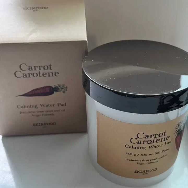[BUNJANG] Skinfood Carrot Carotene Calming Pad (60 Count) / (새상품) 스킨푸드 당근패드 60매