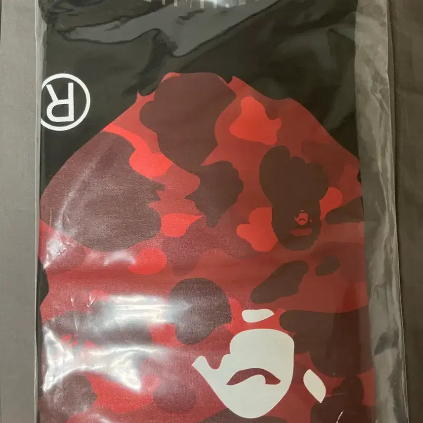 [BUNJANG] BAPE Milo Camo Red Short Sleeve Shirt XL / 베이프 마일로 카모 레드 반팔 셔츠 XL