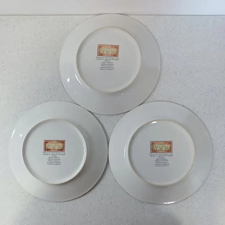 [BUNJANG] Disney Winnie the Pooh 3-Piece Plate Set / 곰돌이 푸 접시 3종 세트