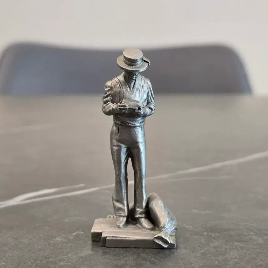 [BUNJANG] Franklin Mint 1981 "Back on Land" Pewter Figurine with Manual / 1981 미국 Franklin Mint 주석 피규어 (설명서 포함)