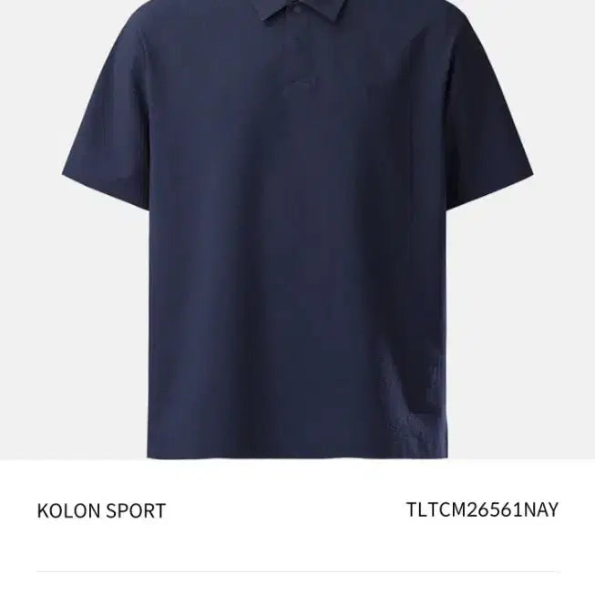 [BUNJANG] KOLON SPORT 22SS Nylon Short Sleeve Polo Shirt Khaki / 100) 코오롱스포츠 신형 22ss 나일론 폴로 셔츠 반팔 카라티 카키