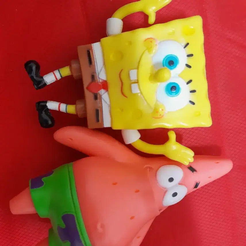 [BUNJANG] SpongeBob &amp; Patrick Figure Set / 스폰지밥 뚱이 피규어 세트