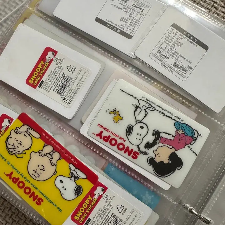 [SOLD OUT] 고전문구 다꾸 키티 스누피  카드스티커