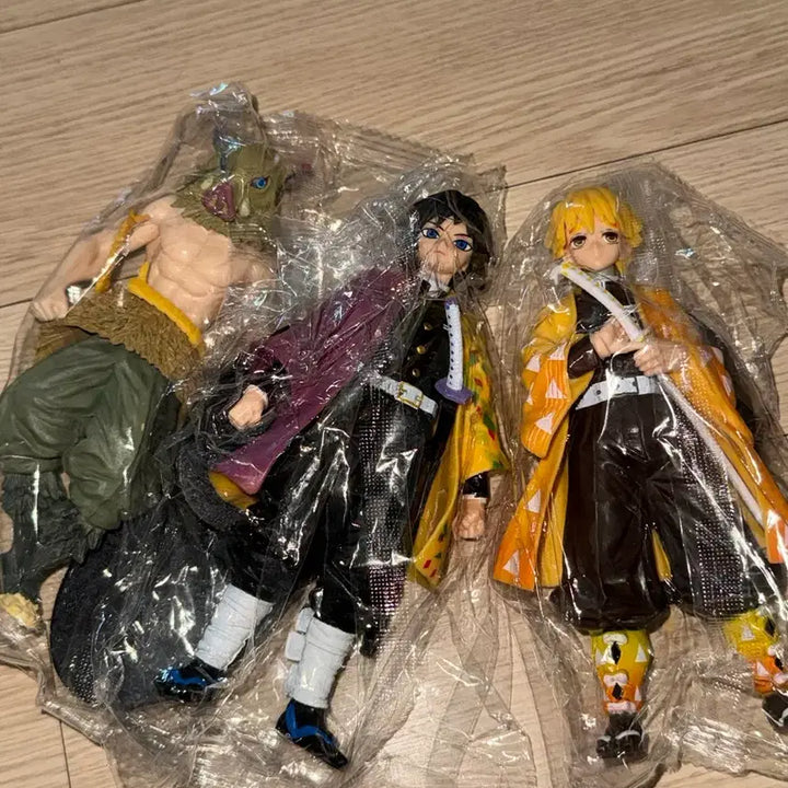 [BUNJANG] Demon Slayer: Kimetsu no Yaiba Giyu, Zenitsu, Inosuke Figure 3-Set / 귀칼) 귀멸의 칼날 피규어(기유 젠이츠 이노스케)