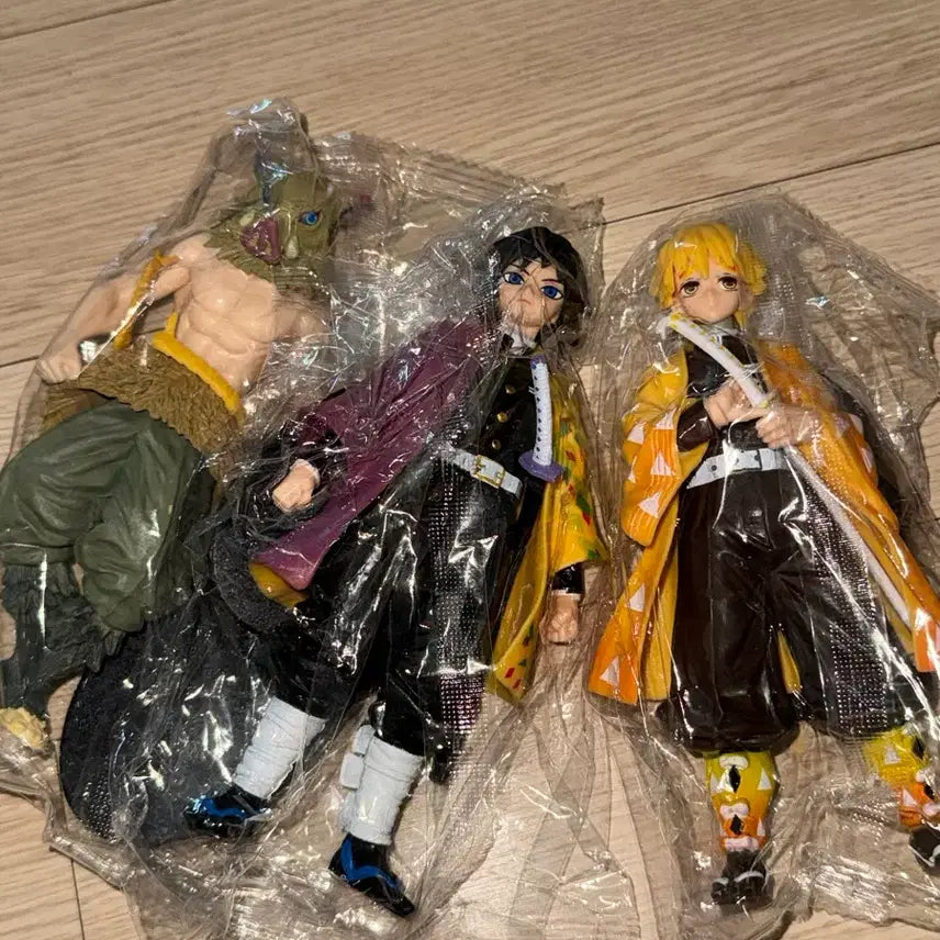 [BUNJANG] Demon Slayer: Kimetsu no Yaiba Giyu, Zenitsu, Inosuke Figure 3-Set / 귀칼) 귀멸의 칼날 피규어(기유 젠이츠 이노스케)