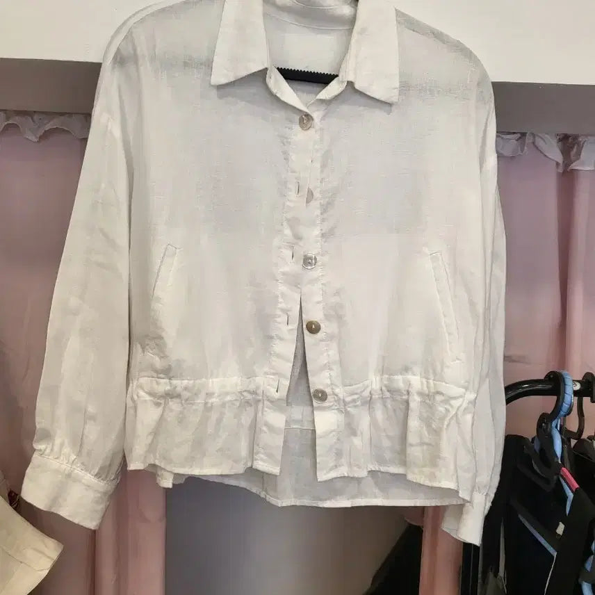 [SOLD OUT] 화이트 셔츠 자켓