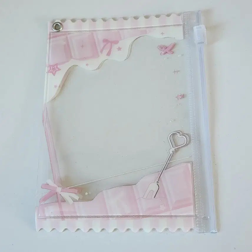 [BUNJANG] Photocard Pouch Pink Chocolate / 포토카드 포카 파우치 분홍 핑크 초콜릿 초콜렛