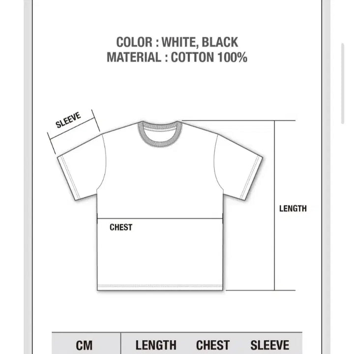 [BUNJANG] Baekhyun Concert MD Short-Sleeve T-Shirt White (Sealed) / (미개봉) 백현 콘서트 MD 반소매티 화이트