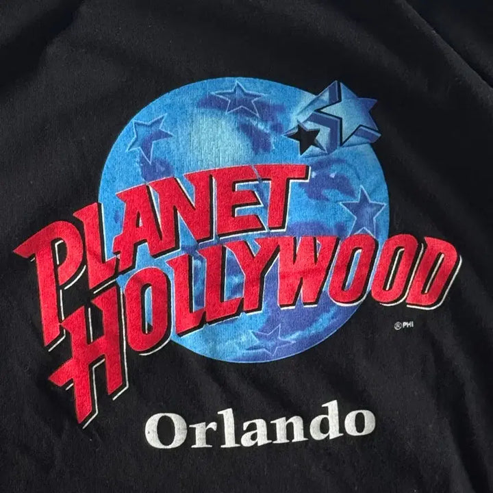 [BUNJANG] Planet Hollywood 90s Promotional T-Shirt USA Made / [L] 90s Planet Hollywood 프로모 티셔츠