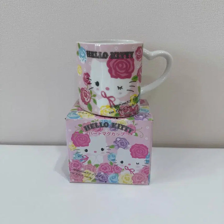[BUNJANG] Classic Sanrio Hello Kitty Rose Cup / 고전 산리오 헬로키티 로즈 장미 컵
