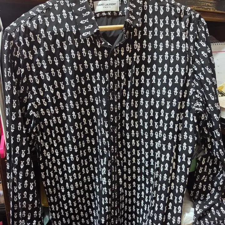 [SOLD OUT] 생로랑 패턴 셔츠