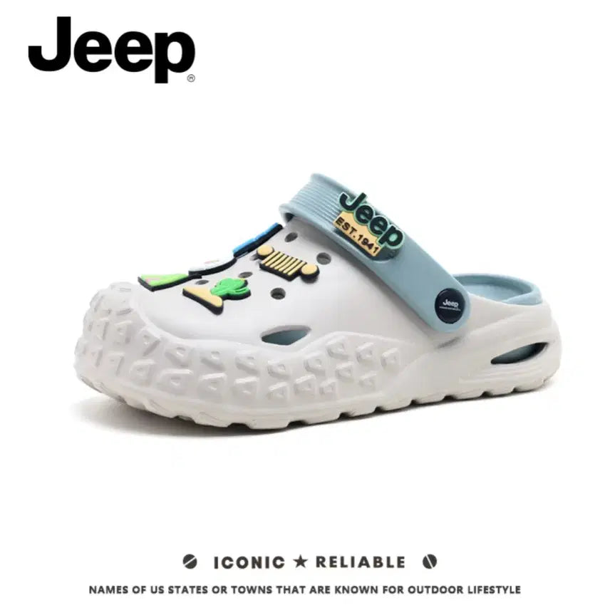 [SOLD OUT] JEEP 성인용 크록스 샌들 EVA 슬리퍼 여름 신발 260-265