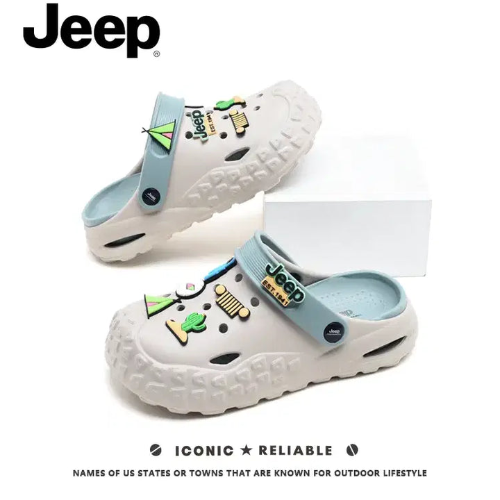 [SOLD OUT] JEEP 성인용 크록스 샌들 EVA 슬리퍼 여름 신발 260-265