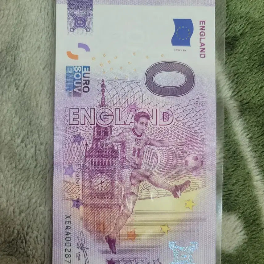 [BUNJANG] Europe 5-Country 0 Euro Commemorative Banknote Collection / 0유로기념지폐월드컵 컬렉션 (유럽 5개국)