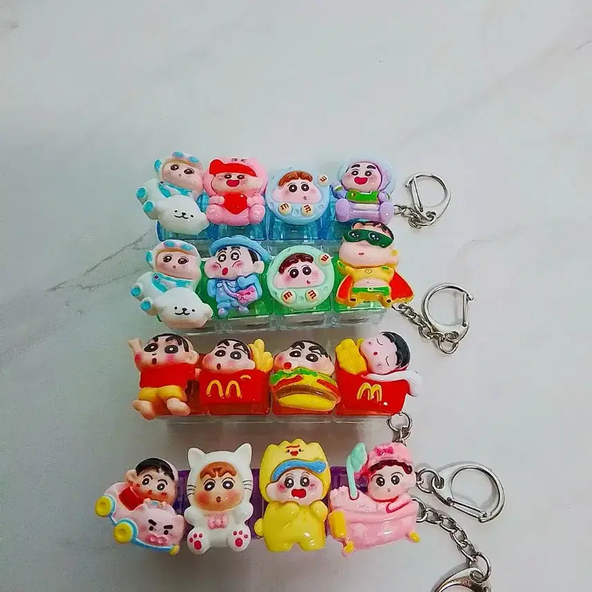 [BUNJANG] Keycap LED Charm - Sanrio, Shin-chan, Turtle / 키캡키링 LED 산리오 .짱구,거북이등등
