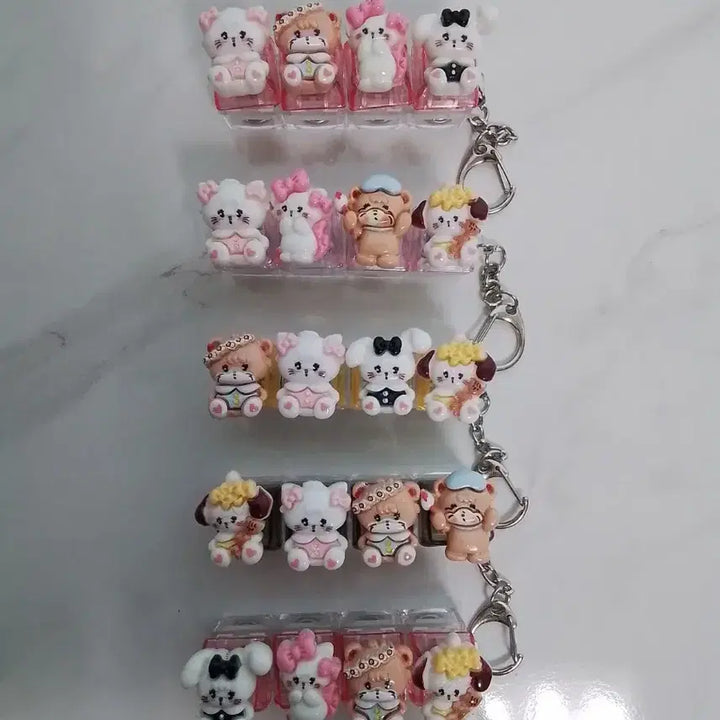 [BUNJANG] Keycap LED Charm - Sanrio, Shin-chan, Turtle / 키캡키링 LED 산리오 .짱구,거북이등등