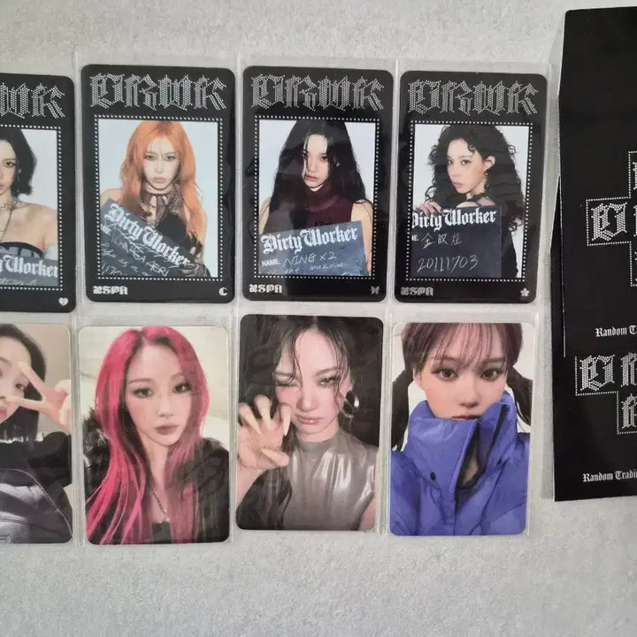 [BUNJANG] aespa DTRLY WORK Photocard Ver A Bundle Set / 에스파 더티워크 포토카드 A버전 일괄