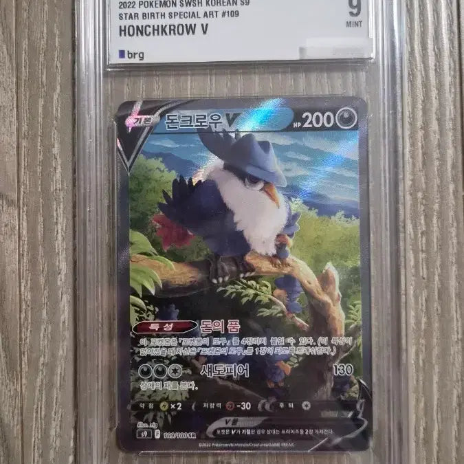 [BUNJANG] Pokemon Card Honchkrow V Special Illustration / 포켓몬카드 돈크로우 V 특일
