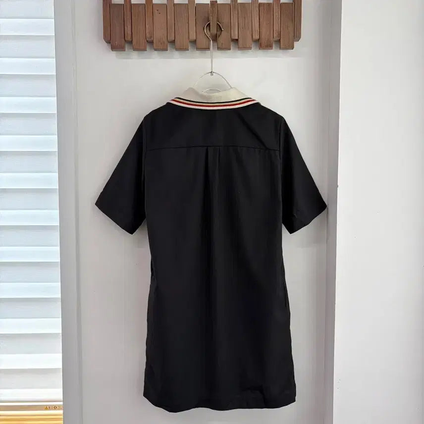 [BUNJANG] Maison Kitsuné Color Block Collar Dress / 메종키츠네 카라 원피스