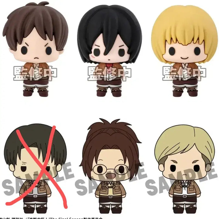 [BUNJANG] Attack on Titan Choco-Ring Figure Megahouse / (공구/분철) 진격거 쵸코링 피규어 메가하우스
