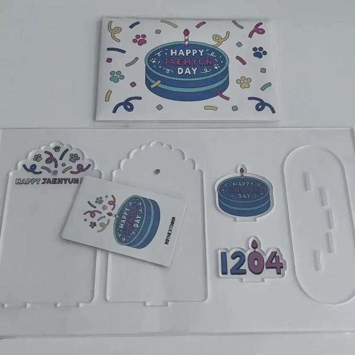 [BUNJANG] BOYNEXTDOOR Myung Jaehyun Birthday Acrylic Stand &amp; Pop-up Card Set (Sealed) / 보이넥스트도어 보넥도 명재현 2024년 생일 아크릴 스탠드 팝업 카드 세트 미개봉