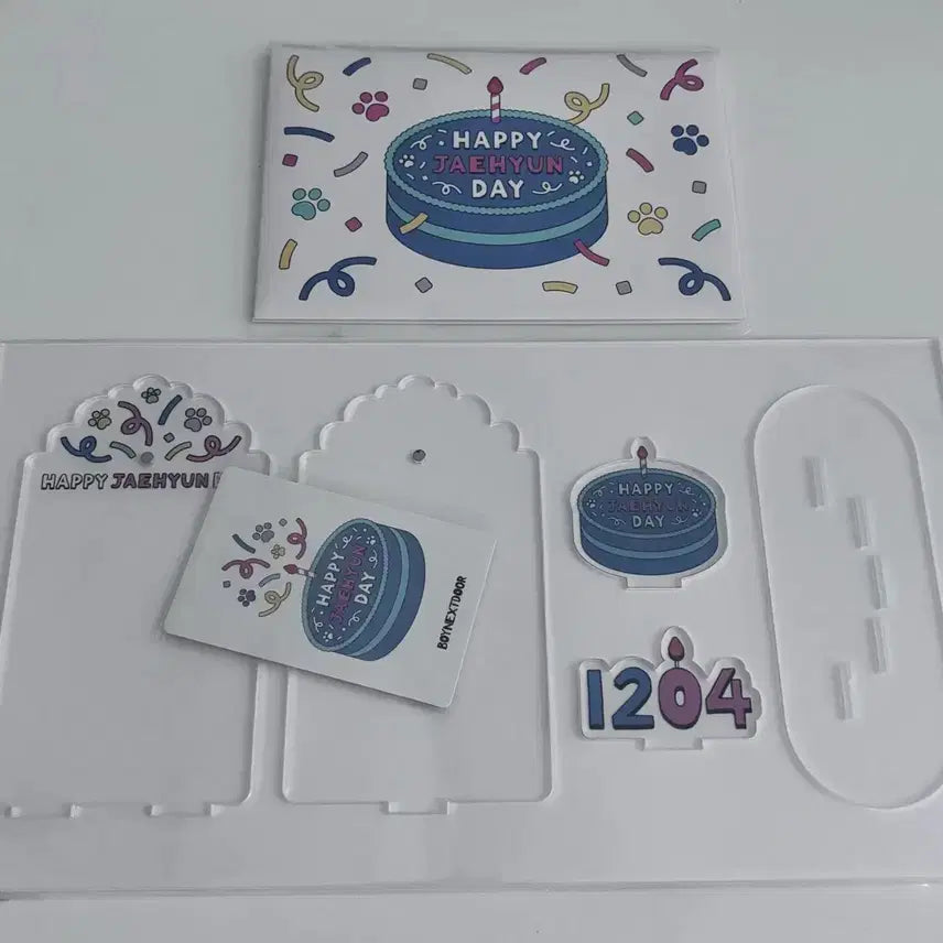 [BUNJANG] BOYNEXTDOOR Myung Jaehyun Birthday Acrylic Stand &amp; Pop-up Card Set (Sealed) / 보이넥스트도어 보넥도 명재현 2024년 생일 아크릴 스탠드 팝업 카드 세트 미개봉