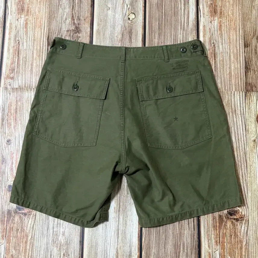 [BUNJANG] Wackomaria GP-107 Fatigue Shorts XL Olive / 와코마리아 GP-107 퍼티그  쇼츠 XL 사이즈