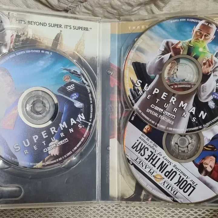 [BUNJANG] Superman Returns 3-Disc Limited Edition DVD / 수퍼맨 리턴즈 3디스크 한정판 DVD