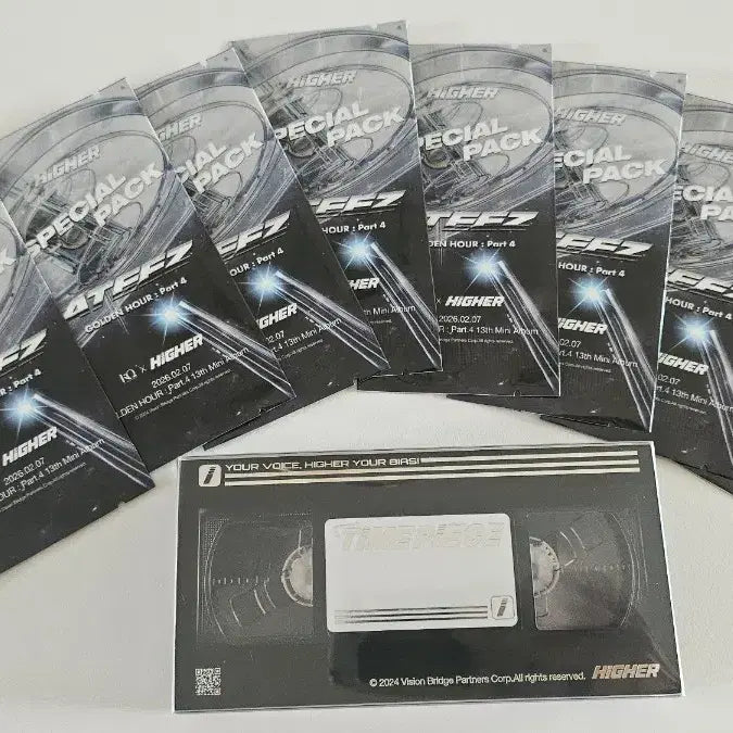 [BUNJANG] ATEEZ Higher NASA Exclusive Selfie Timepiece PVC Card Bundle Set + Case (Sealed) / 에이티즈 하이어 HIGHER 타임피스 나사 셀카 셋트+케이스 미개봉