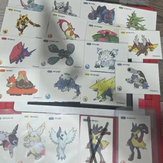 [BUNJANG] Pokemon Mega Stickers Bundle or Individual Sale / 포켓몬 메가 띠부씰 일괄 또는 개별판매