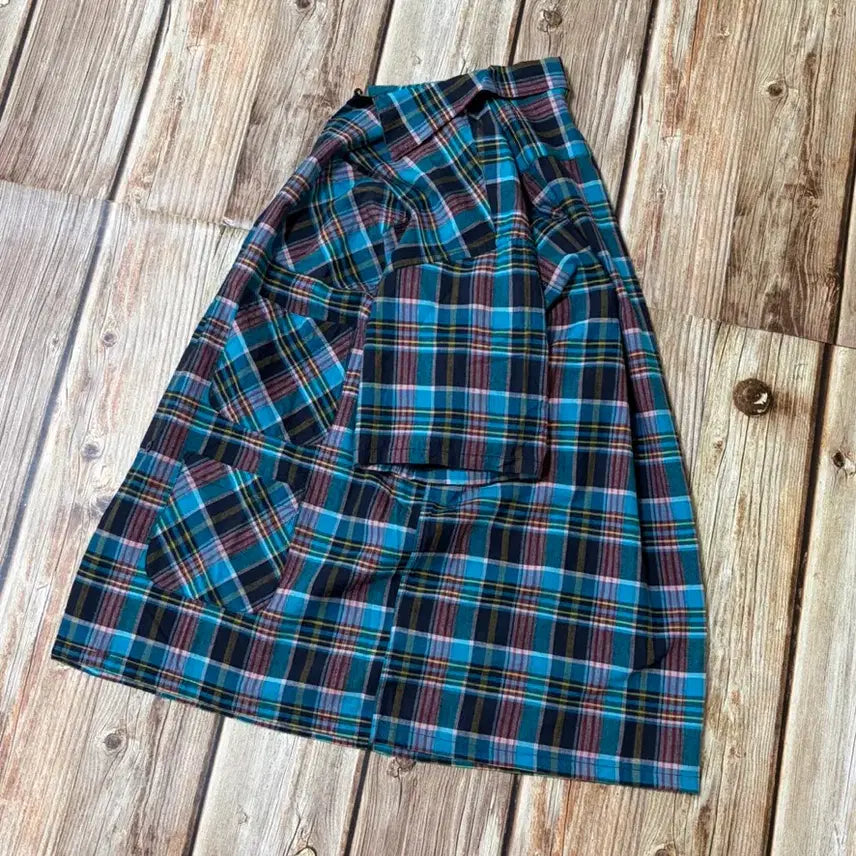 [BUNJANG] South2 West8 6 Pocket Open Collar Check Shirt XL / S2W8 남이서팔 6포켓 오픈 카라 체크 셔츠 XL사이즈