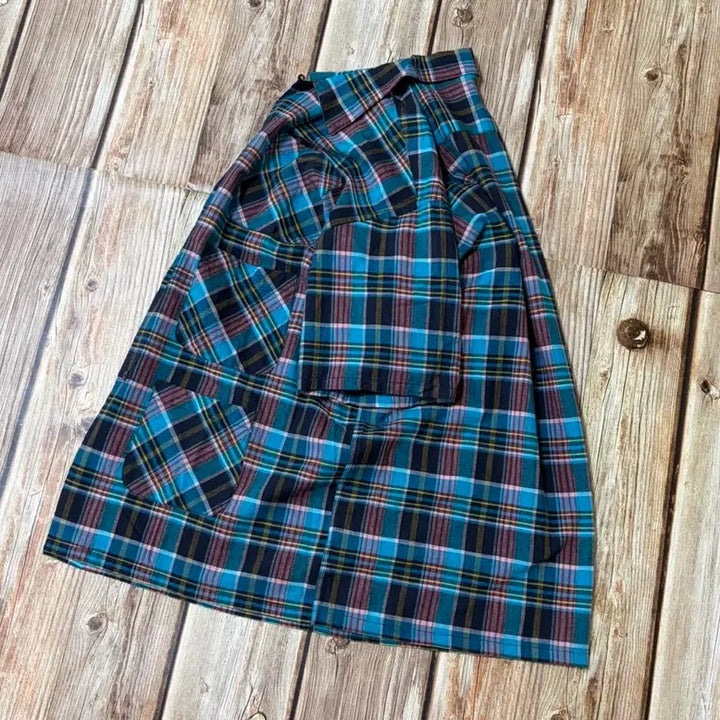 [BUNJANG] South2 West8 6 Pocket Open Collar Check Shirt XL / S2W8 남이서팔 6포켓 오픈 카라 체크 셔츠 XL사이즈
