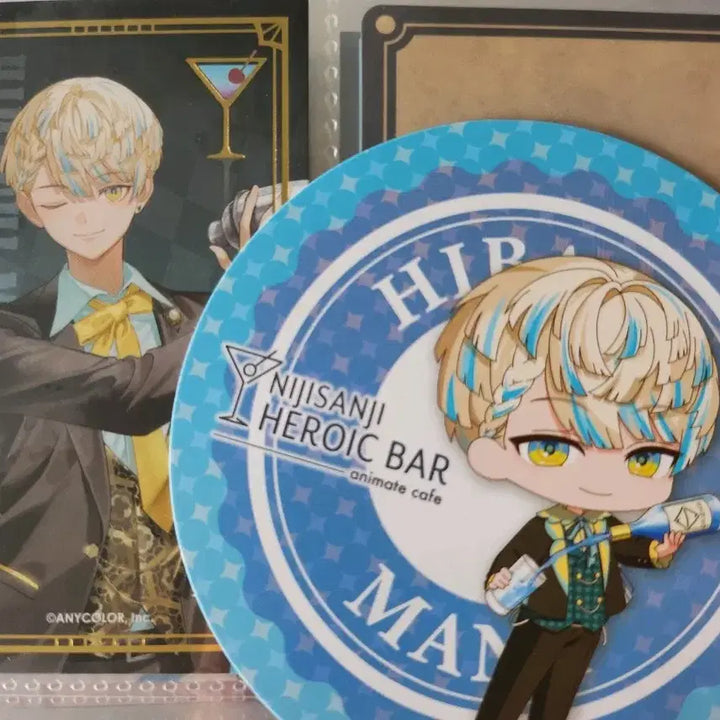 [BUNJANG] NIJISANJI Hibachi Mana Animate DTCA Collaboration Heroic Bar Cheki + POB Bundle Set / 니지산지 히바치 마나 애니메이트 디티카 콜라보 히로익 바 체키+특전 일괄
