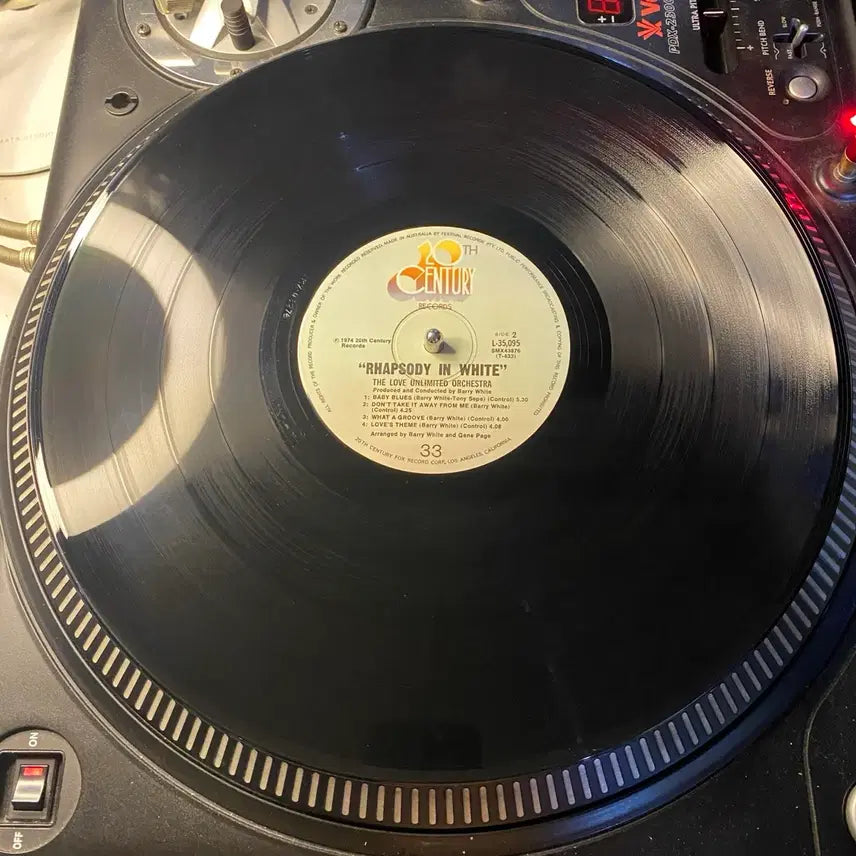 [BUNJANG] The Love Unlimited Orchestra Rhapsody In White LP (1974 Australian Press) / Berry white 오케스트라 LP