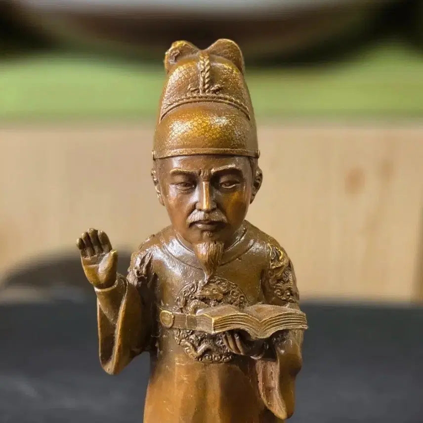 [BUNJANG] Bronze Statue of King Sejong the Great / 세종대왕 브론즈 조각상