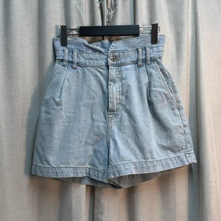 [SOLD OUT] [26] zara 자라 셔링 밴딩 데님 숏팬츠 바지
