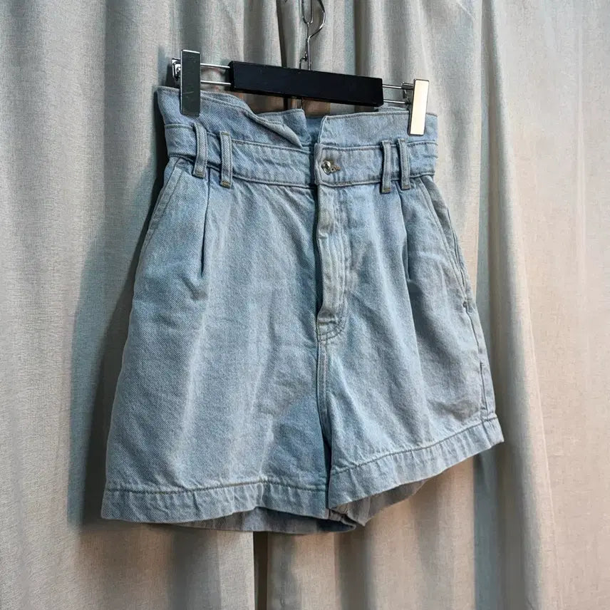 [SOLD OUT] [26] zara 자라 셔링 밴딩 데님 숏팬츠 바지