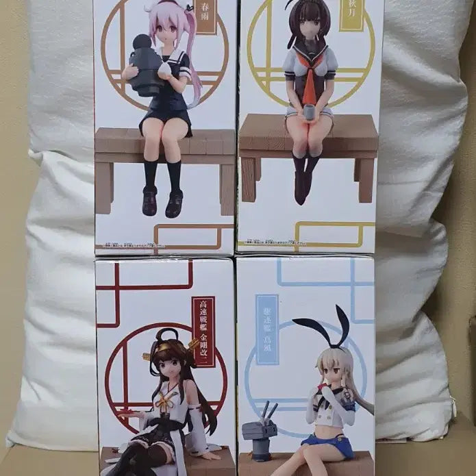 [BUNJANG] Banpresto SQ Kantai Collection Chinju-bu no Shikasei 4-Figure Set / [정품] 반프레스토 SQ 함대컬렉션 칸코레 진수부의 사계절 (4종세트)