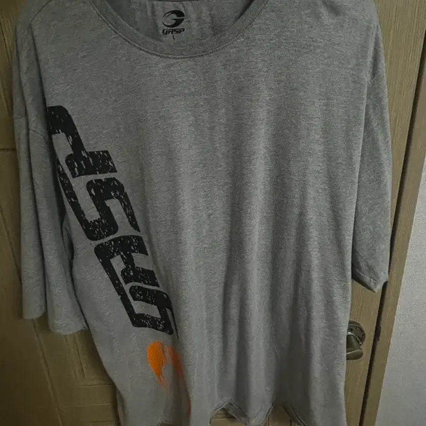 [BUNJANG] GASP Gray Mélange Short Sleeve T-Shirt (L) / GASP 그레이 멜란지 반팔 티셔츠 L사이즈