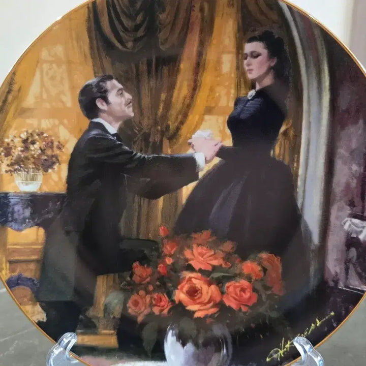 [BUNJANG] 1988 Gone With The Wind "The Proposal" Collector Plate / 1988 Gone With The Wind "The Proposal"접시